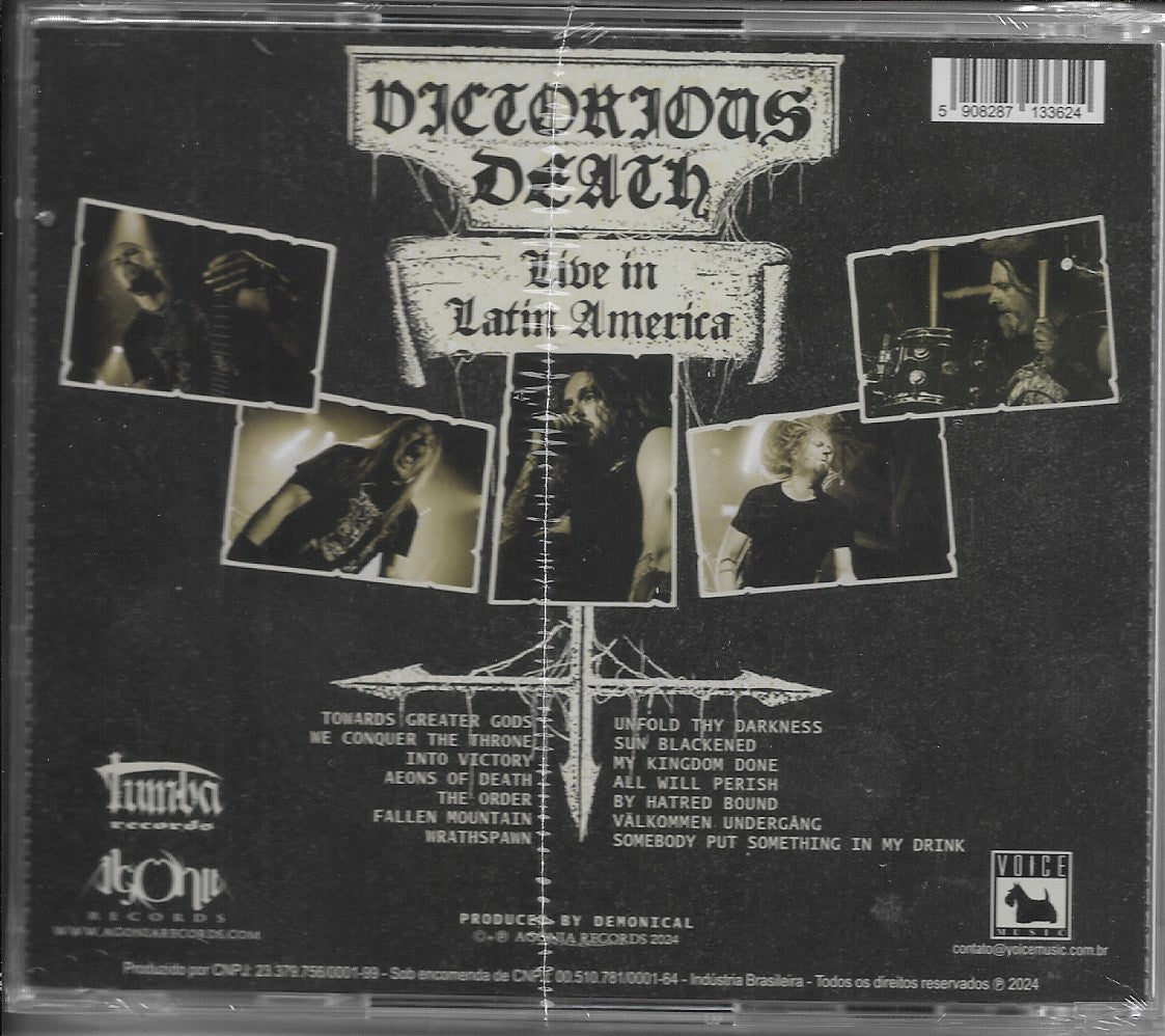 CD - Demonical “Victorious Death - Live in Latin America”