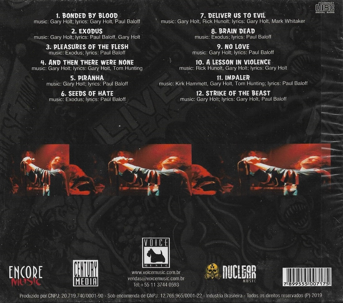 CD - Exodus "Another Lesson in Violence"