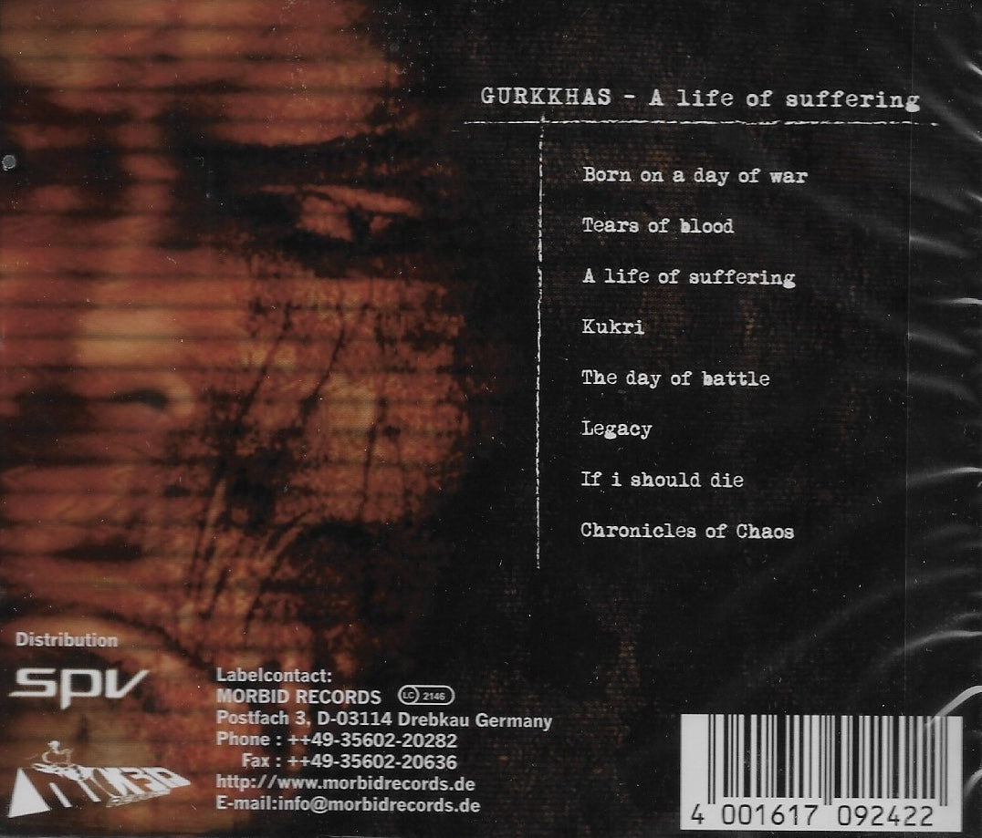 CD - Gurkkhas "A Life of Suffering"