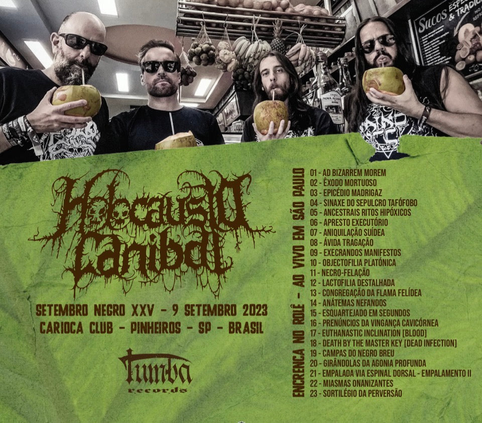 CD - Holocausto Canibal "Encrenca no Rolê - Ao Vivo em São Paulo"