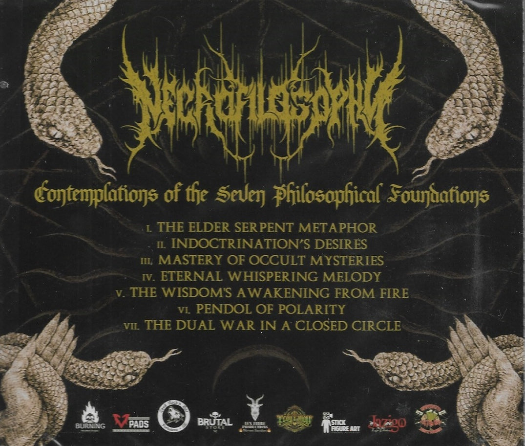 CD - Necrofilosophy "Contemplations of the Seven Philosophical Foundations"