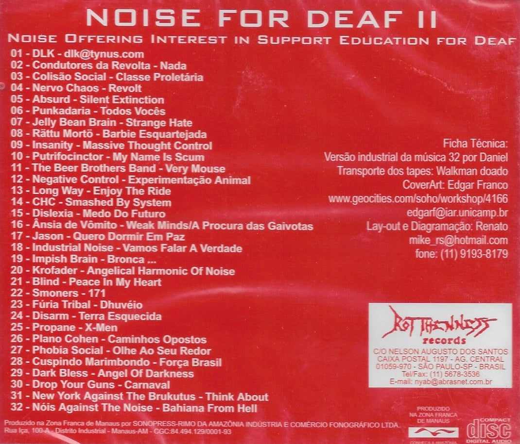 CD - V/A "Noise For Deaf 2"