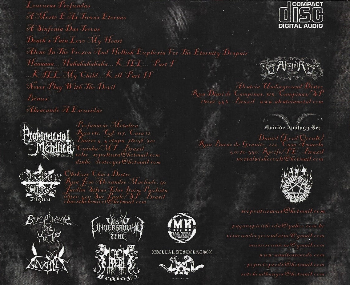 CD - Mortal Wish "Abraçando a Escuridão"