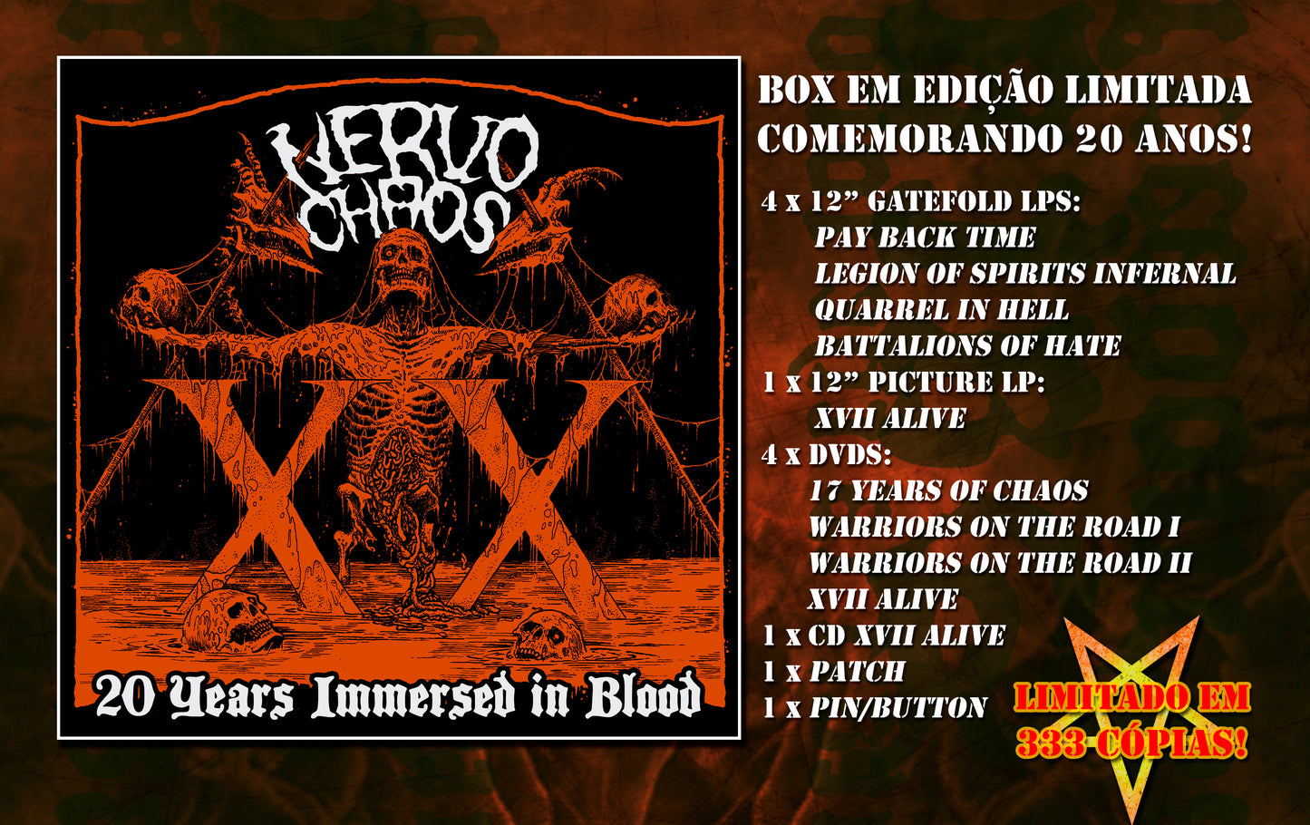 BOX - NervoChaos "20 Years Immersed in Blood"