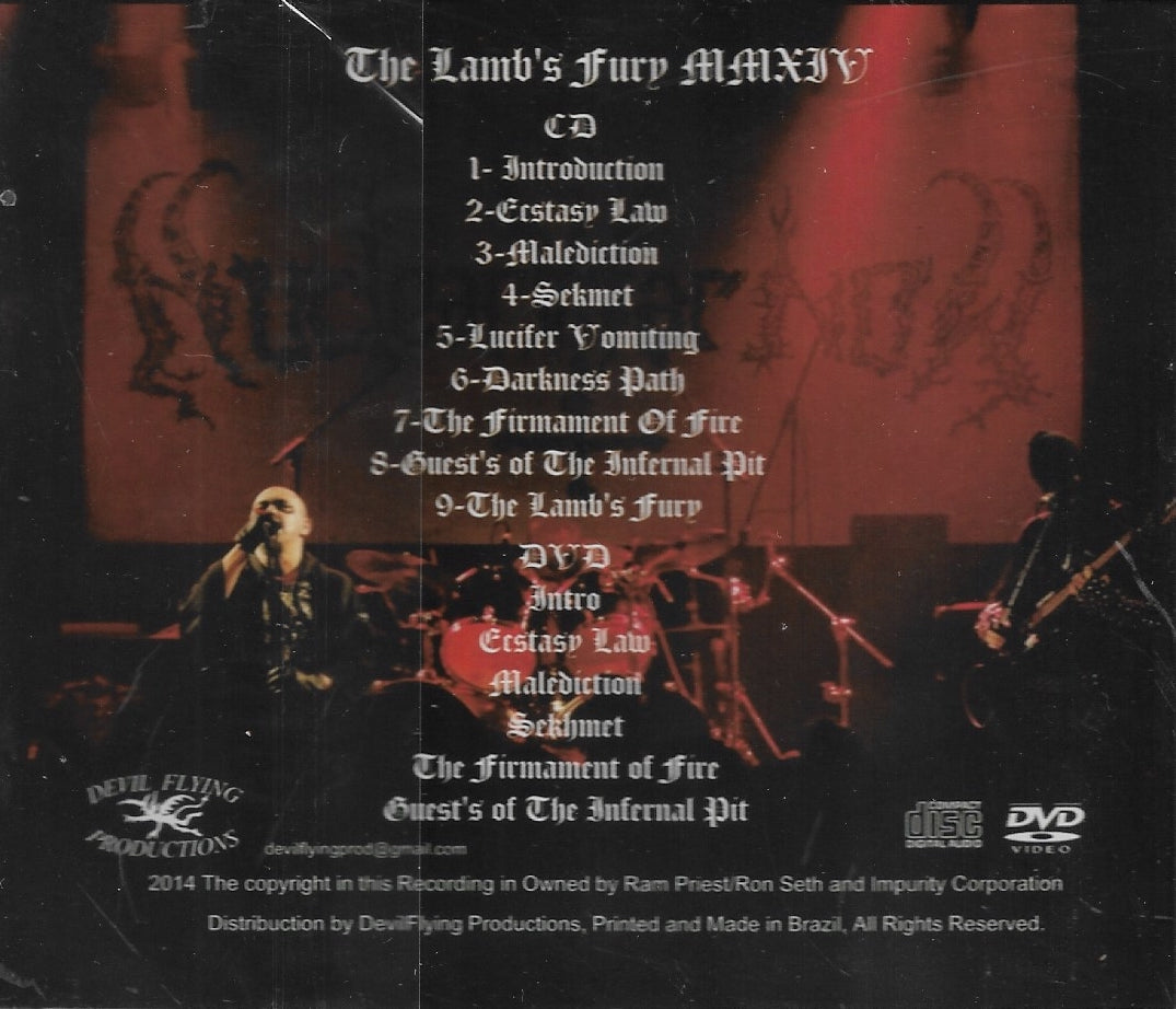 CD + DVD - Impurity "The Lamb's Fury MMXIV"