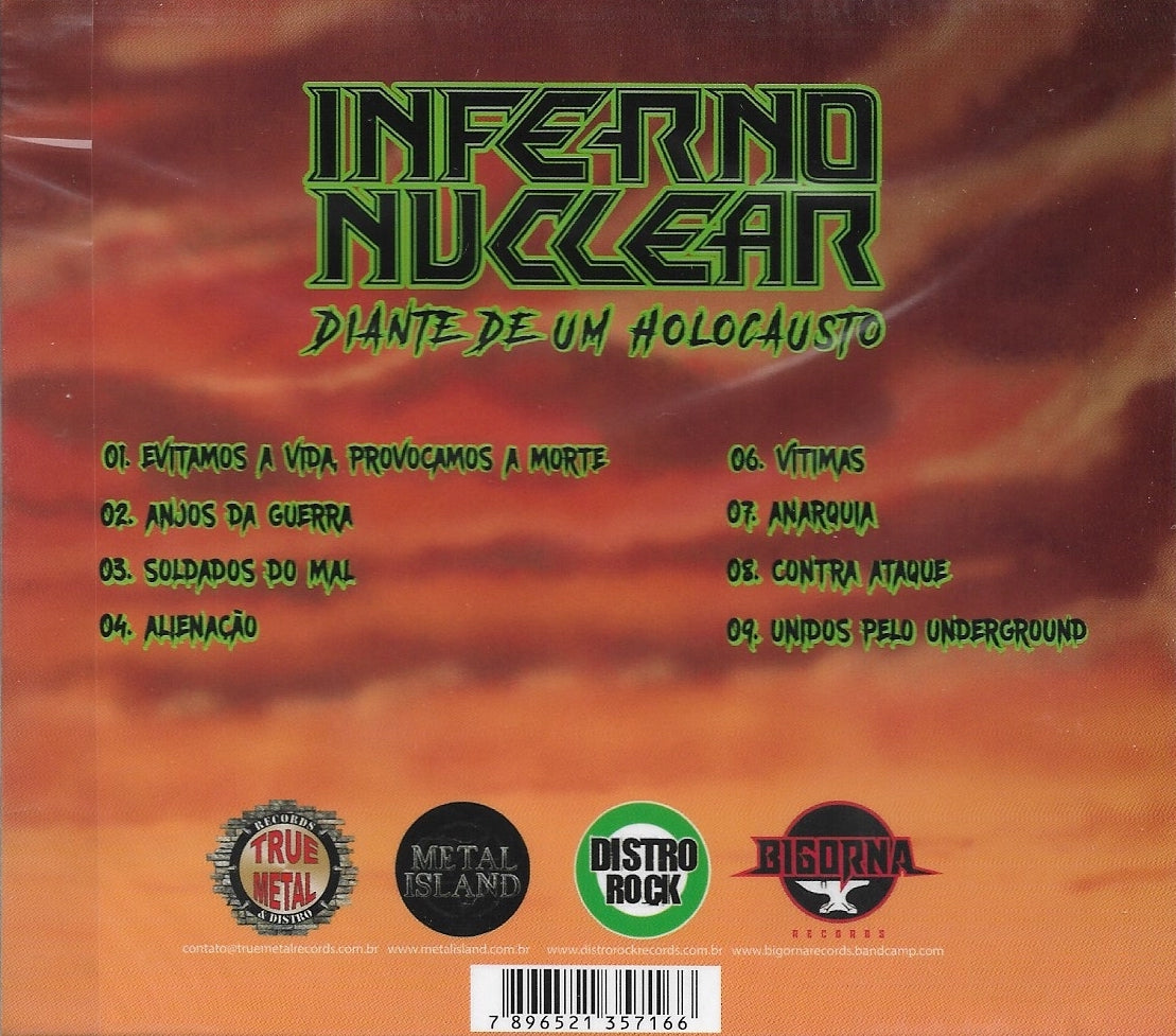 CD - Inferno Nuclear "Diante de um Holocausto"